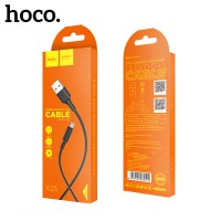  USB kabelis Hoco X25 microUSB 1.0m black 
